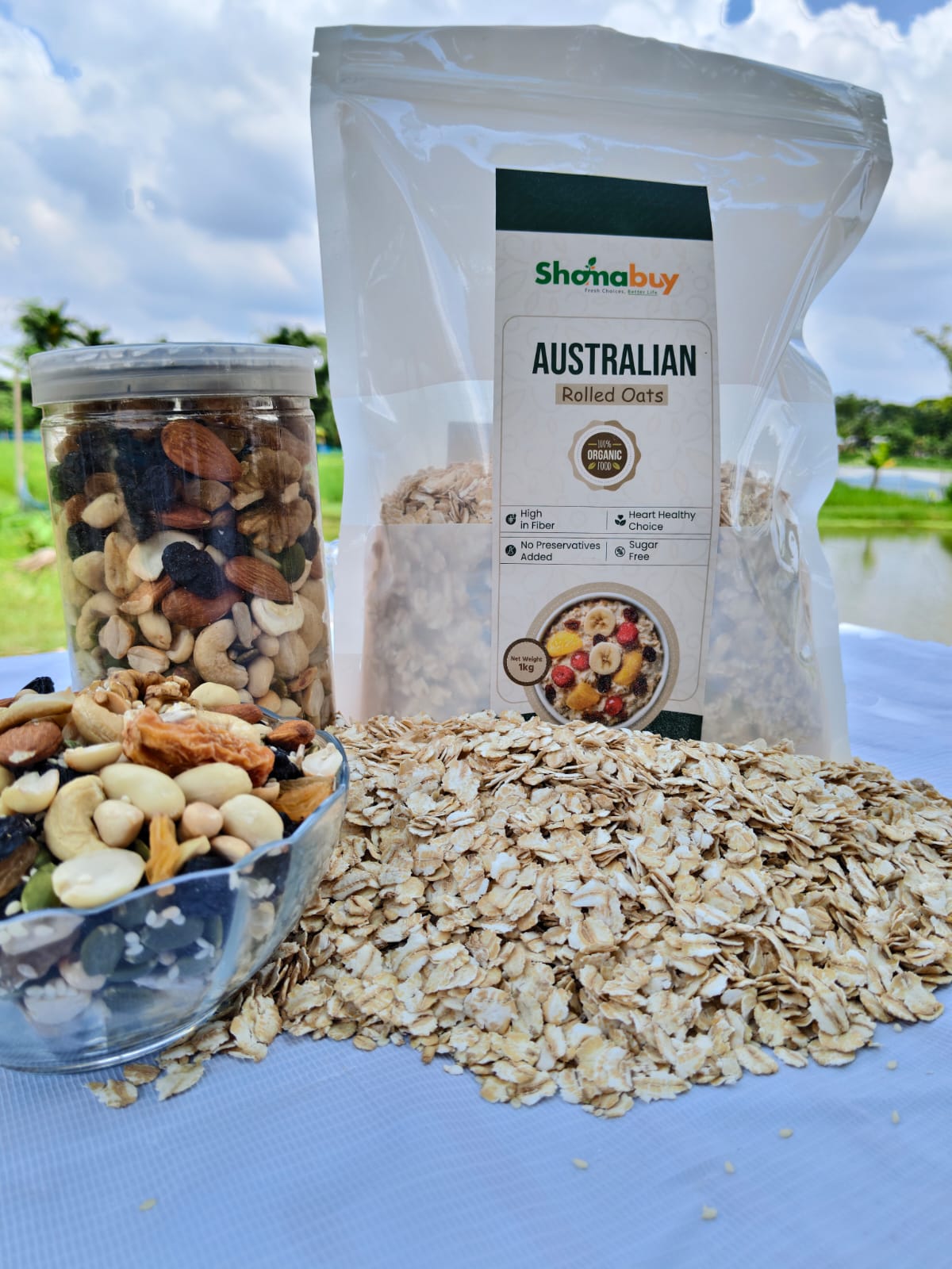 1kg Australian Oats & Seed mix (400gm) Combo only 999tk